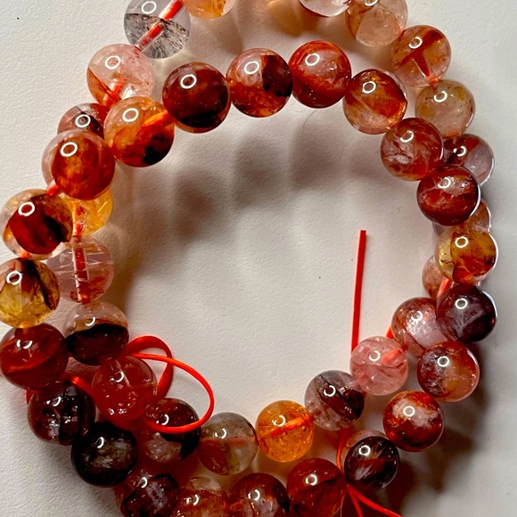 2 Fire Quarts Bracelets - Picture 1 of 2